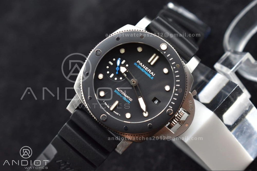 MultiPurpose PAM683 Y SBF 1:1 Best Edition Black Dial on Black Rubber Strap XXXIV 459