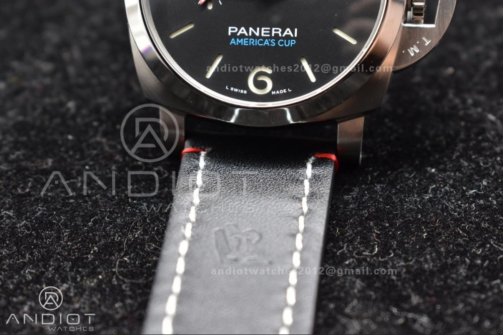 PAM732  TTF 1:1 Best Edition Dark Green Dial on Brown Leather Strap P OdorResistant 355