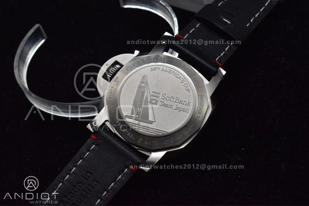 PAM732  TTF 1:1 Best Edition Dark Green Dial on Brown Leather Strap P OdorResistant 355