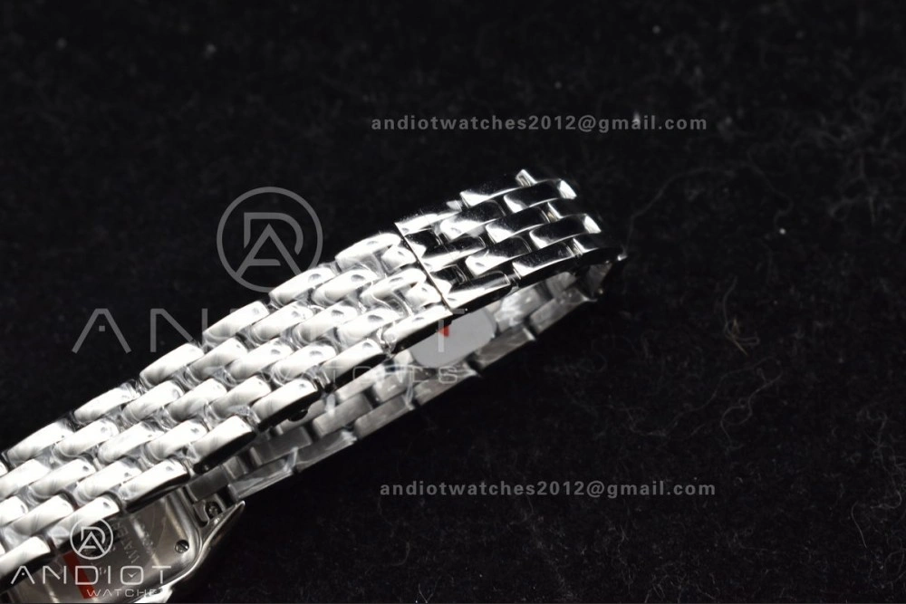 Trendsetting Panthère 22mm BVF 1:1 Best Edition SS White Dial Diamonds Bezel on SS Bracelet Ronda Quartz 208