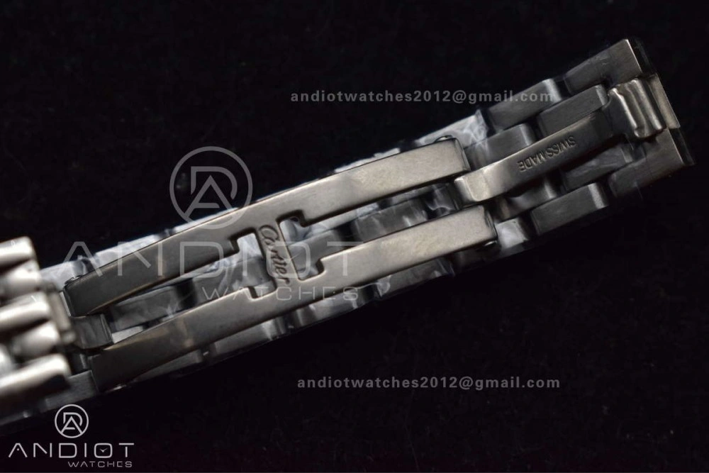EyeCatching Panthère 22mm BVF 1:1 Best Edition SS White Dial on SS Bracelet Ronda Quartz 227