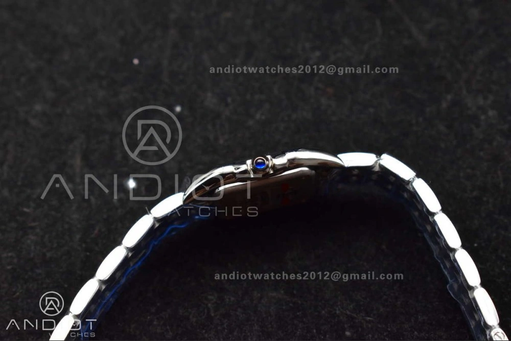 EyeCatching Panthère 22mm BVF 1:1 Best Edition SS White Dial on SS Bracelet Ronda Quartz 227
