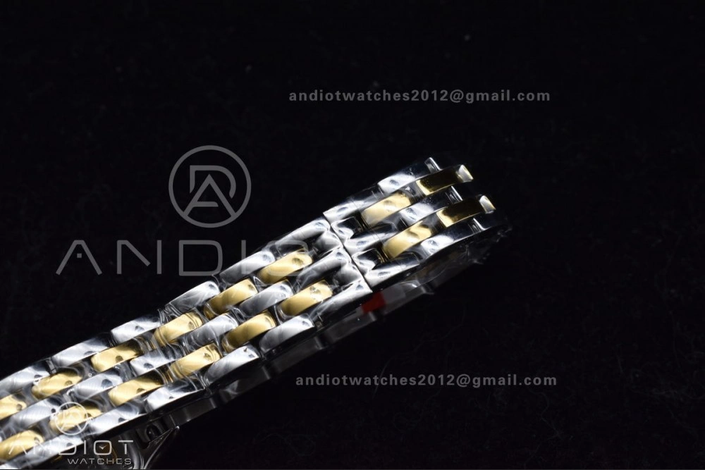 Panthère 22mm BVF 1:1 Best Edition SS YG White Dial on SS YG Bracelet Ronda Quartz Sophisticated 213