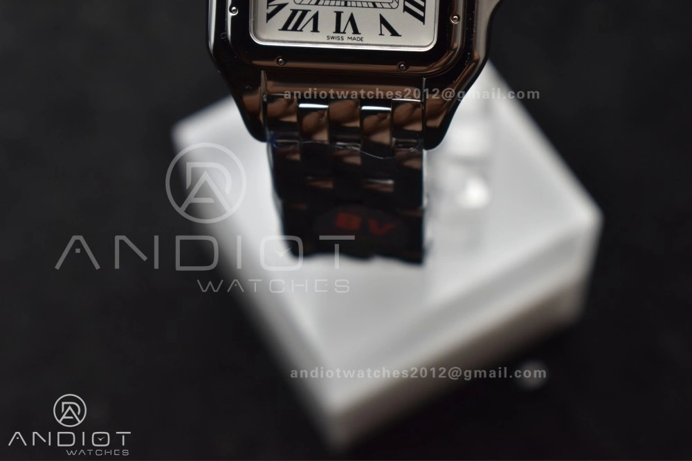 Panthère 27mm BVF 1:1 Best Edition SS White Dial on SS Bracelet Ronda Quartz Resilient 231