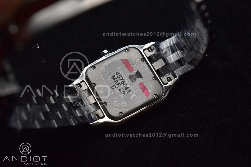 Panthère 27mm BVF 1:1 Best Edition SS White Dial on SS Bracelet Ronda Quartz Resilient 231