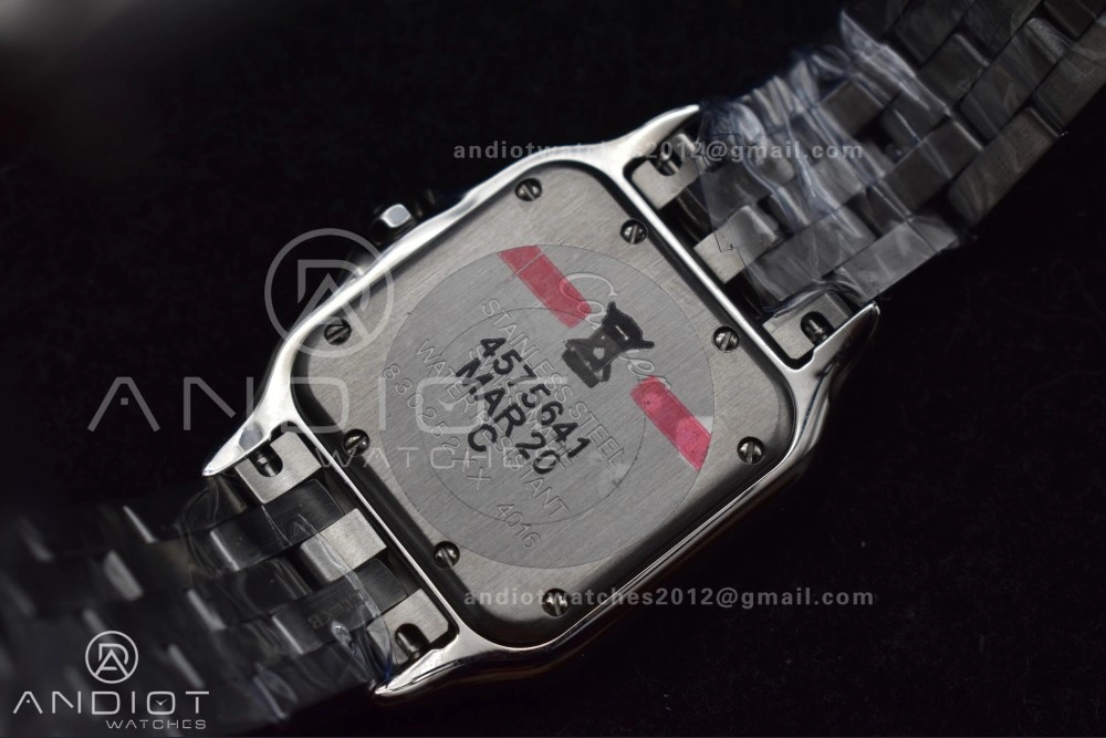 Panthère 27mm BVF 1:1 Best Edition SS White Dial on SS Bracelet Ronda Quartz Resilient 231