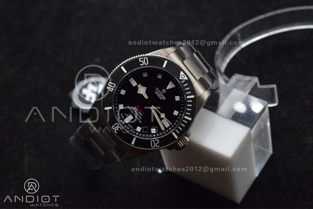 Attractive Pelagos 39mm Titanium ZF 1:1 Best Edition Black Dial on Titanium Bracelet A 1273