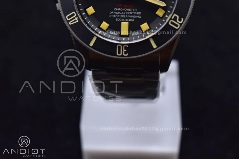 Pelagos Titanium LHD XF 1:1 Best Edition Black Dial on Titanium Bracelet A WrinkleFree 1275