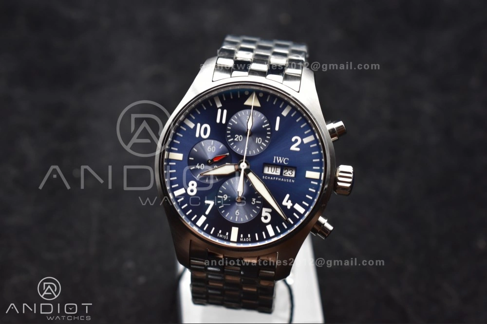Pilot Chrono IW377717 "Le Petit Prince" 2016 ZF 1:1 Best Edition on New SS Bracelet A RelaxedFit 304