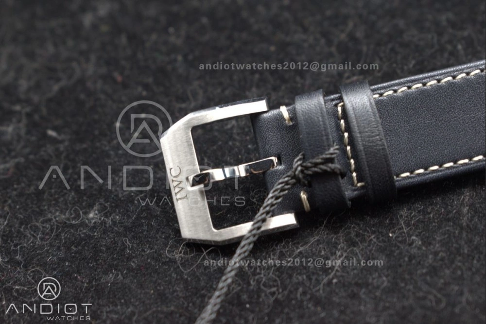 Pilot Mark XX IW328203 ZF 1:1 Best Edition Blue Dial on Dark Blue Leather Strap A Cozy 1007