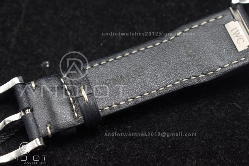 Pilot Mark XX IW328203 ZF 1:1 Best Edition Blue Dial on Dark Blue Leather Strap A Cozy 1007