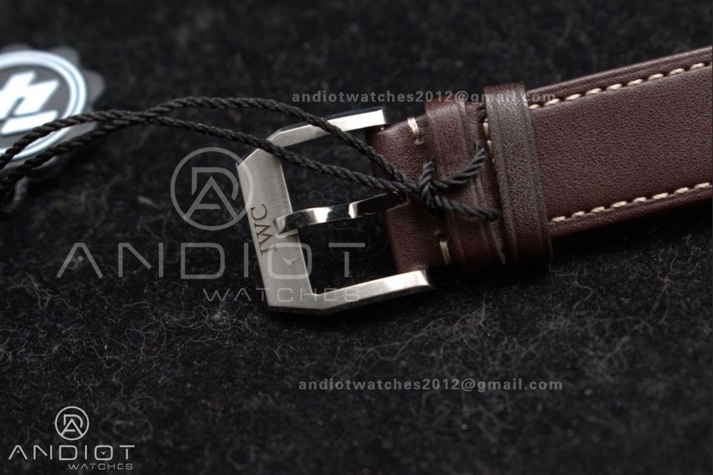 Pilot Mark XX IW328205 ZF 1:1 Best Edition Green Dial on Brown Leather Strap A Cozy 1005
