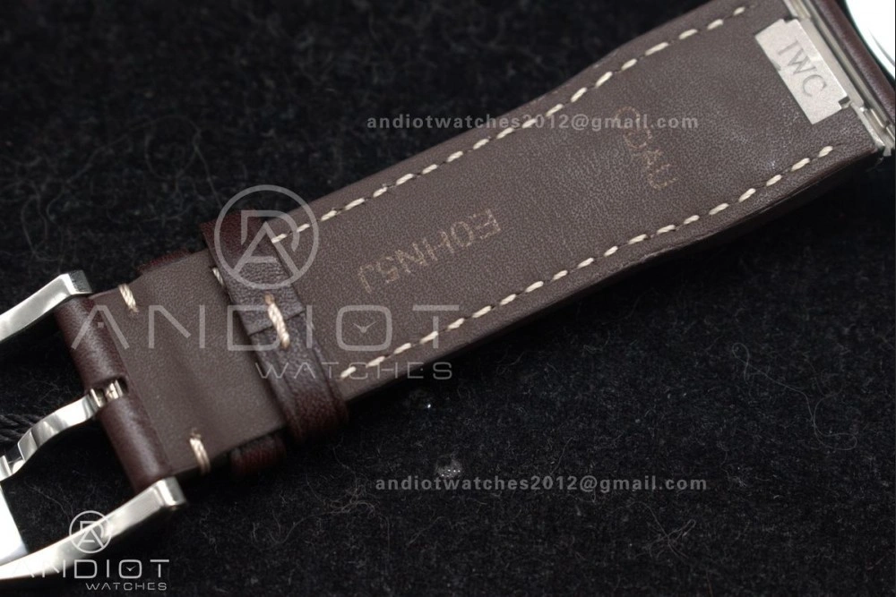 Pilot Mark XX IW328205 ZF 1:1 Best Edition Green Dial on Brown Leather Strap A Cozy 1005
