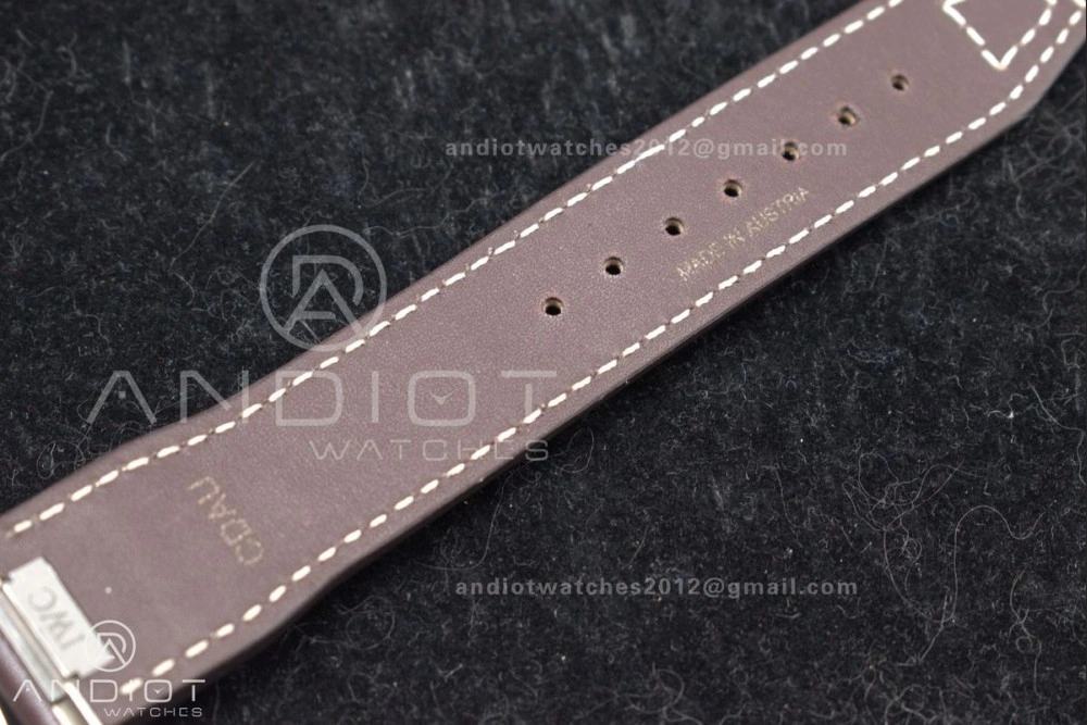 Pilot Mark XX IW328205 ZF 1:1 Best Edition Green Dial on Brown Leather Strap A Cozy 1005