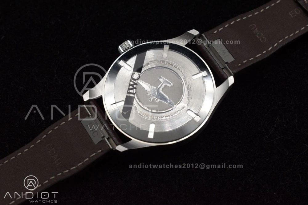 Pilot Mark XX IW328205 ZF 1:1 Best Edition Green Dial on Brown Leather Strap A Cozy 1005
