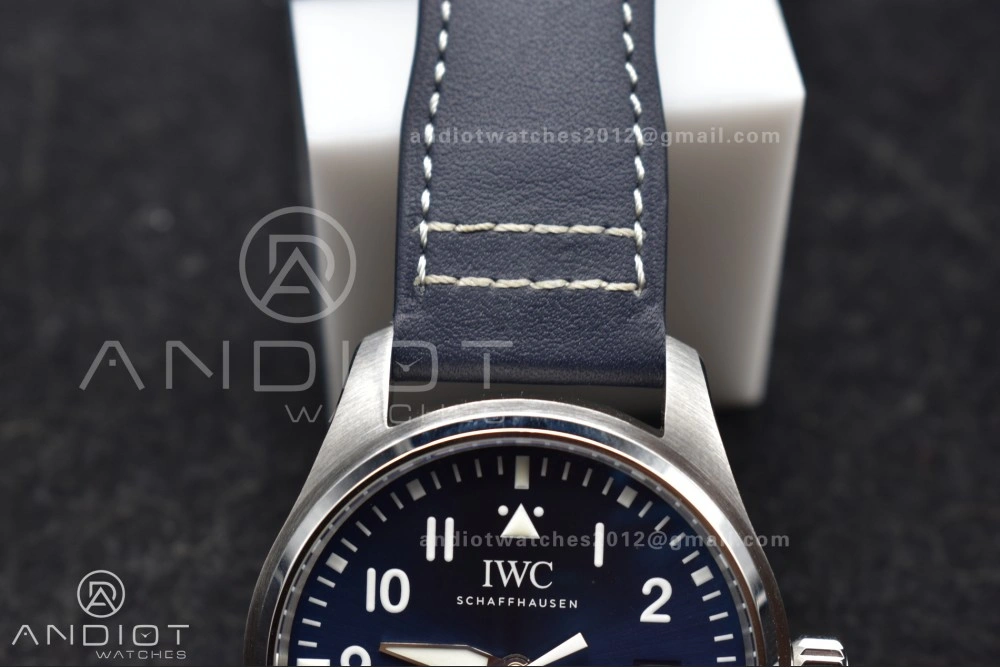 Pilot Mark XX V7F 1:1 Best Edition Blue Dial on Blue Leather Strap A Trendy 285
