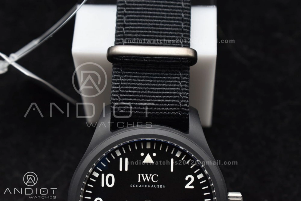Pilot's Watch Top Gun Black Ceramic IW326901 V7F 1:1 Best Edition on Black Nylon Strap A Refined 292