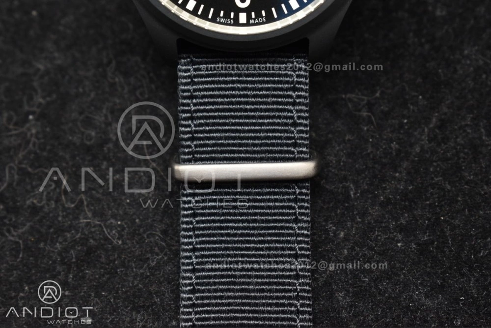 Pilot's Watch Top Gun Black Ceramic IW326901 V7F 1:1 Best Edition on Black Nylon Strap A Refined 292