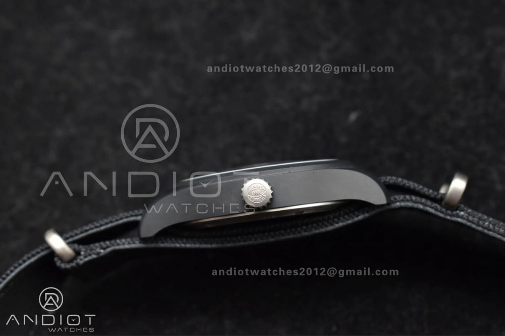 Pilot's Watch Top Gun Black Ceramic IW326901 V7F 1:1 Best Edition on Black Nylon Strap A Refined 292