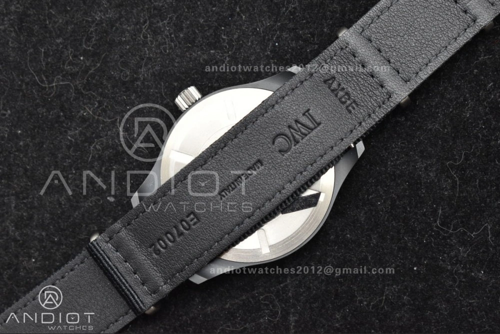 Pilot's Watch Top Gun Black Ceramic IW326901 V7F 1:1 Best Edition on Black Nylon Strap A Refined 292