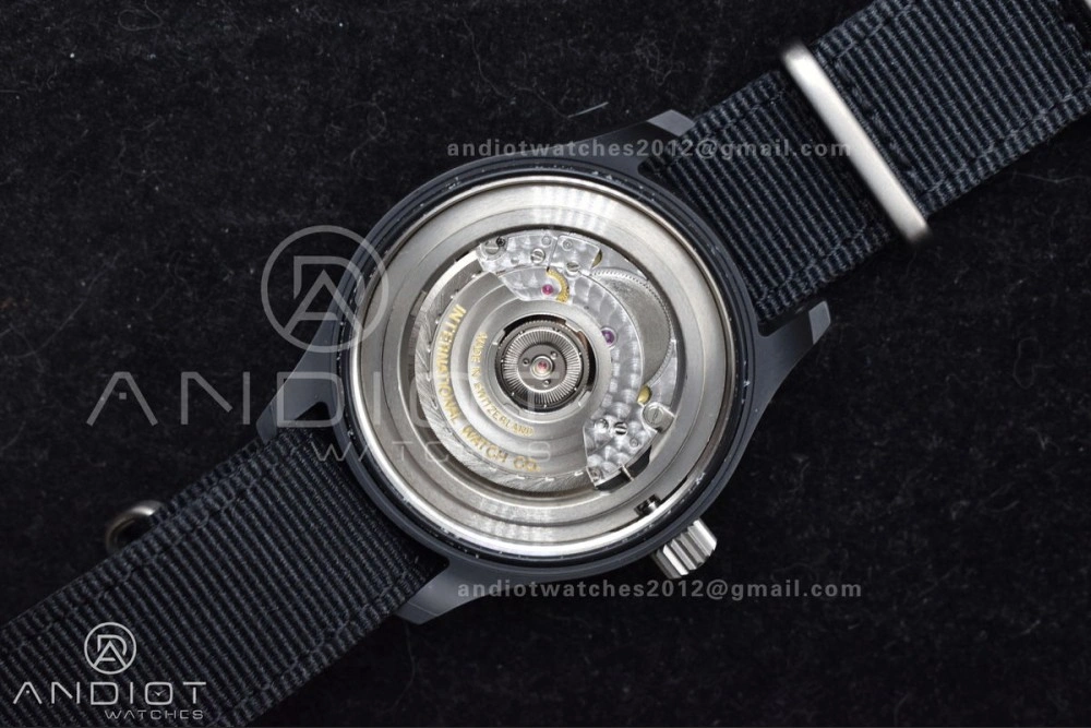 Pilot's Watch Top Gun Black Ceramic IW326901 V7F 1:1 Best Edition on Black Nylon Strap A Refined 292