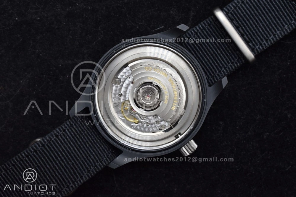 Pilot's Watch Top Gun Black Ceramic IW326901 V7F 1:1 Best Edition on Black Nylon Strap A Refined 292