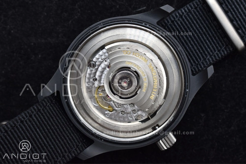 Pilot's Watch Top Gun Black Ceramic IW326901 V7F 1:1 Best Edition on Black Nylon Strap A Refined 292