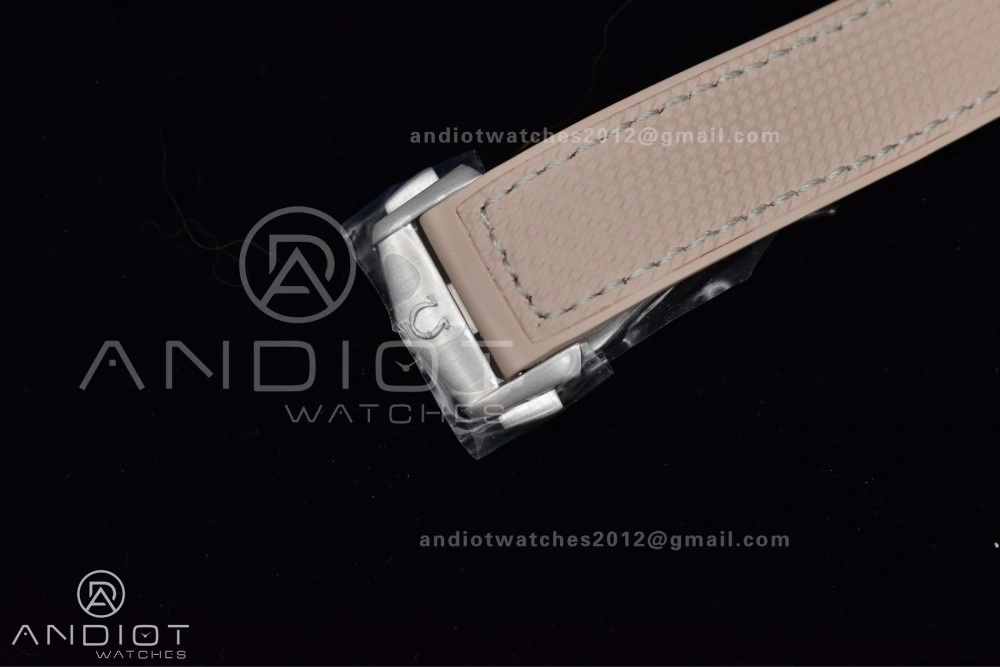 Planet Ocean 43.5mm SS VSF 1:1 Best Edition Brown Bezel Sand Dial on Sand Rubber Strap A8900 Super Clone Unisex 40