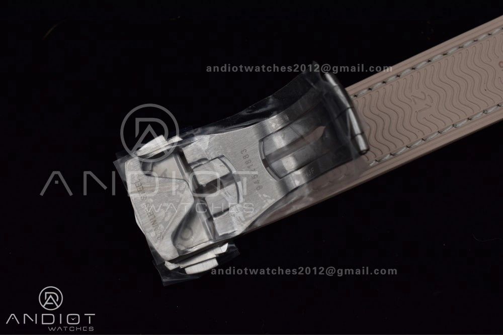 Planet Ocean 43.5mm SS VSF 1:1 Best Edition Brown Bezel Sand Dial on Sand Rubber Strap A8900 Super Clone Unisex 40