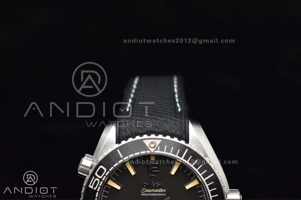 Planet Ocean 43.5mm SS VSF 1:1 Best Edition Gray Bezel Gray Dial on Black Rubber Strap A8900 Super Clone Unisex 38
