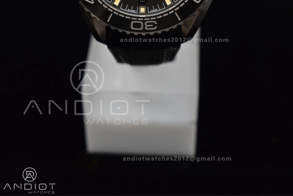 Planet Ocean 43.5mm SS VSF 1:1 Best Edition Gray Bezel Gray Dial on Black Rubber Strap A8900 Super Clone Unisex 38