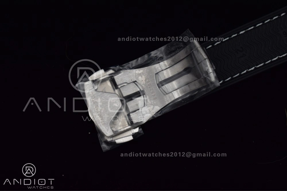 Planet Ocean 43.5mm SS VSF 1:1 Best Edition Gray Bezel Gray Dial on Black Rubber Strap A8900 Super Clone Unisex 38