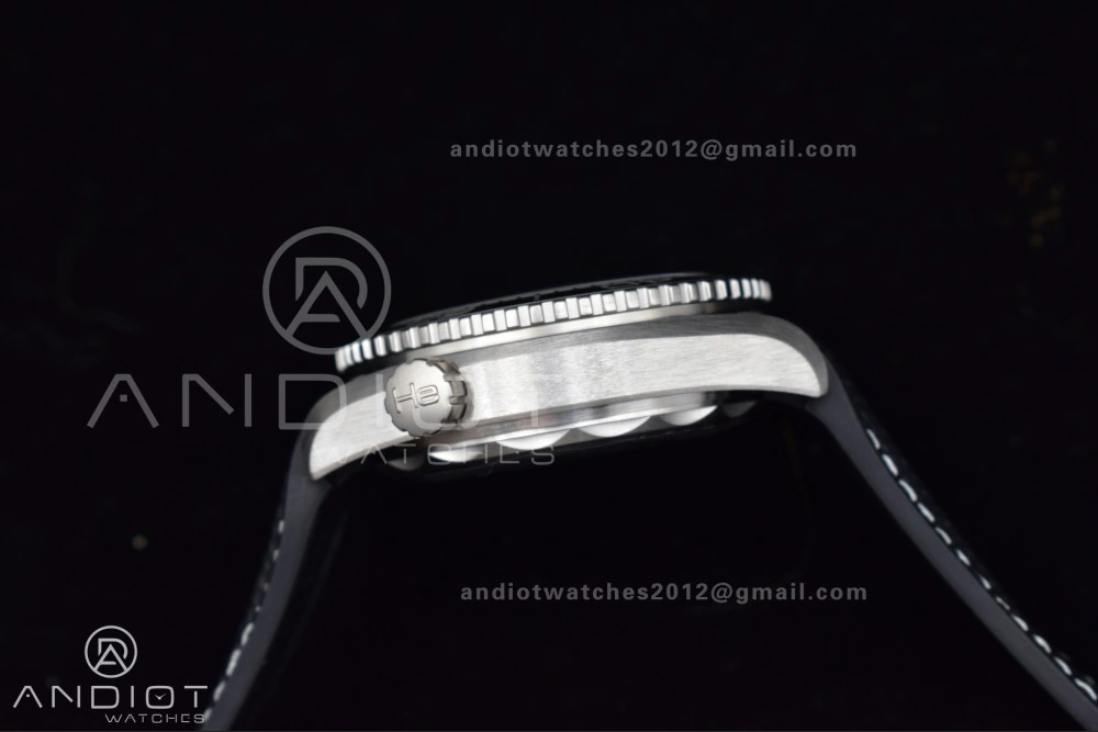 Planet Ocean 43.5mm SS VSF 1:1 Best Edition Gray Bezel Gray Dial on Black Rubber Strap A8900 Super Clone Unisex 38