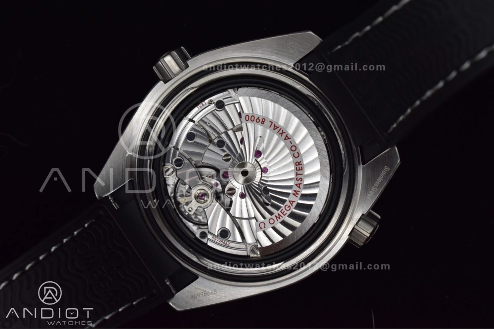 Planet Ocean 43.5mm SS VSF 1:1 Best Edition Gray Bezel Gray Dial on Black Rubber Strap A8900 Super Clone Unisex 38