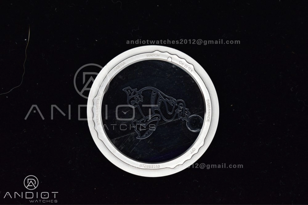 Planet Ocean 43.5mm SS VSF 1:1 Best Edition Gray Bezel Gray Dial on Black Rubber Strap A8900 Super Clone Unisex 38