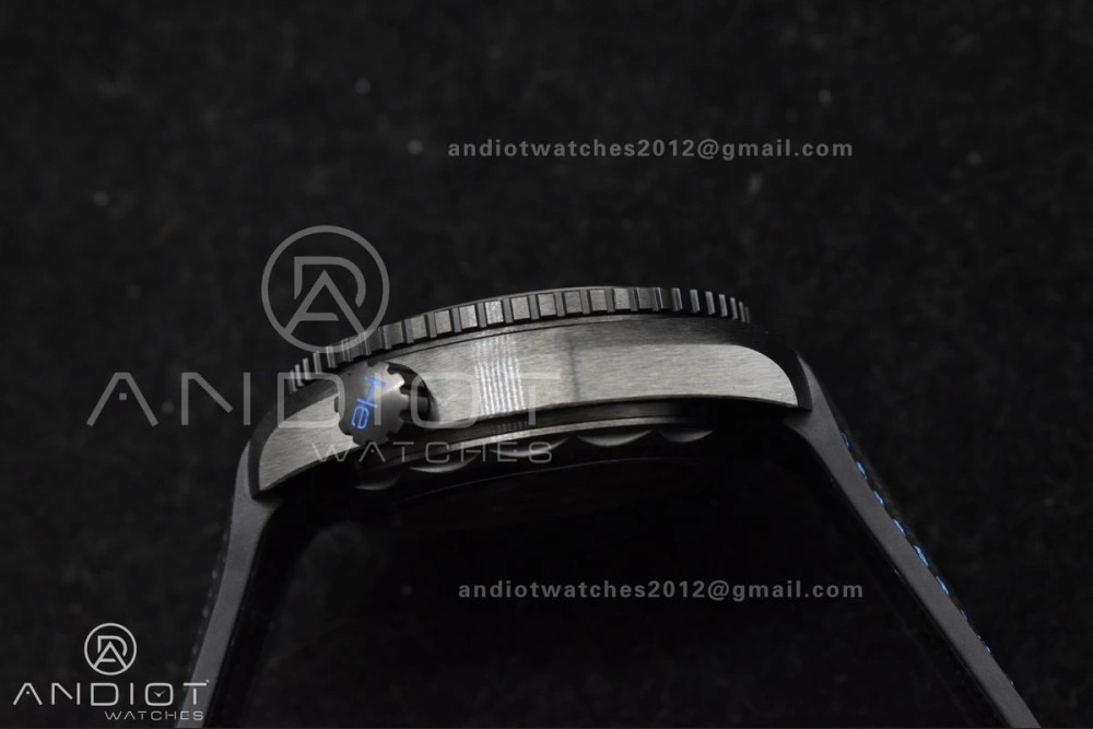 HighQuality Planet Ocean 45.5mm Deep Black Blue Real Ceramic VSF 1:1 Best Edition on Black Nylon Strap A8906 Super Clone 1023
