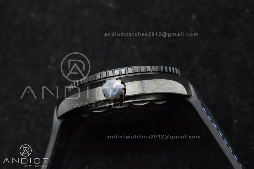 HighQuality Planet Ocean 45.5mm Deep Black Blue Real Ceramic VSF 1:1 Best Edition on Black Nylon Strap A8906 Super Clone 1023