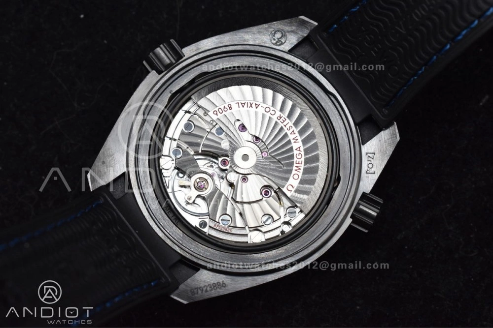 HighQuality Planet Ocean 45.5mm Deep Black Blue Real Ceramic VSF 1:1 Best Edition on Black Nylon Strap A8906 Super Clone 1023