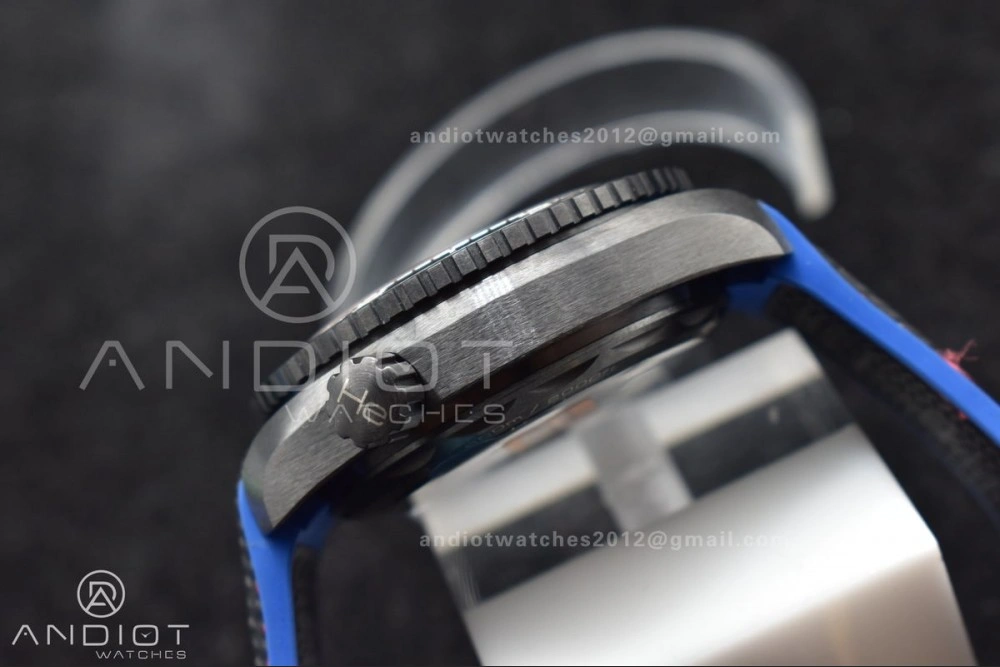 Effortless Planet Ocean 45.5mm Deep Black Real Ceramic VSF 1:1 Best Edition on Black Nylon Strap A8906 Super Clone 43