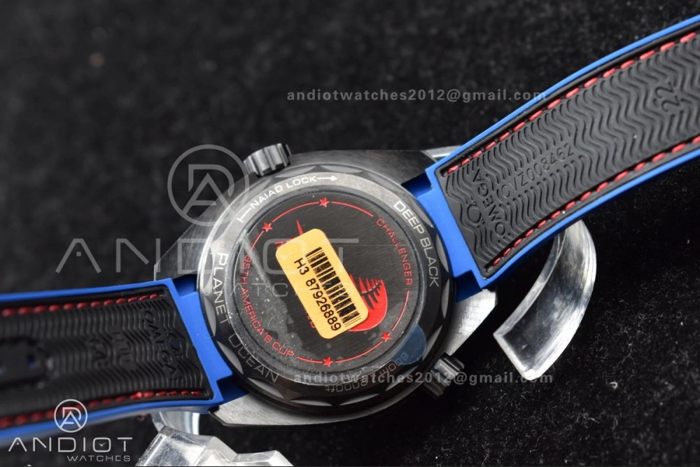 Effortless Planet Ocean 45.5mm Deep Black Real Ceramic VSF 1:1 Best Edition on Black Nylon Strap A8906 Super Clone 43