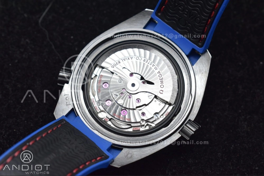 Effortless Planet Ocean 45.5mm Deep Black Real Ceramic VSF 1:1 Best Edition on Black Nylon Strap A8906 Super Clone 43