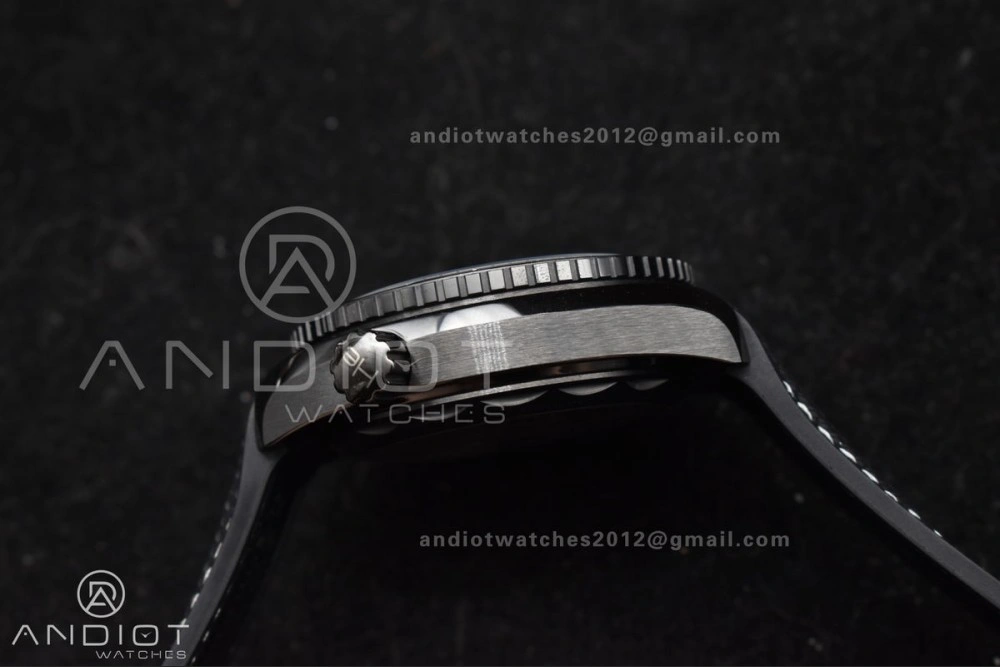 Planet Ocean 45.5mm Deep Black Real Ceramic VSF 1:1 Best Edition on Black Nylon Strap A8906 Super Clone Comfortable 48