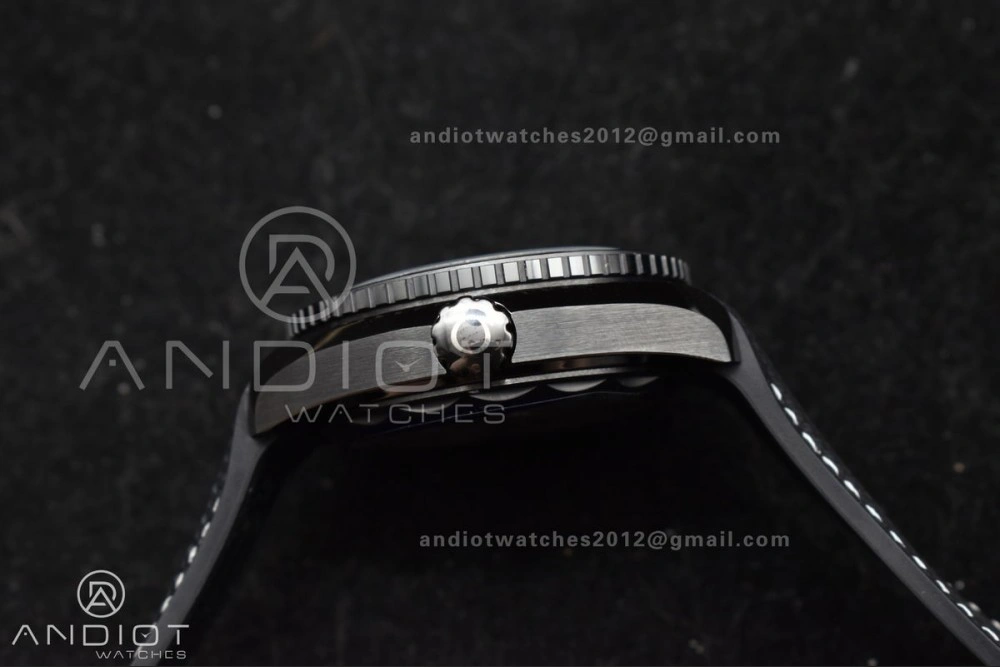 Planet Ocean 45.5mm Deep Black Real Ceramic VSF 1:1 Best Edition on Black Nylon Strap A8906 Super Clone Comfortable 48