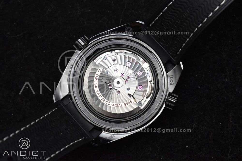 Planet Ocean 45.5mm Deep Black Real Ceramic VSF 1:1 Best Edition on Black Nylon Strap A8906 Super Clone Comfortable 48