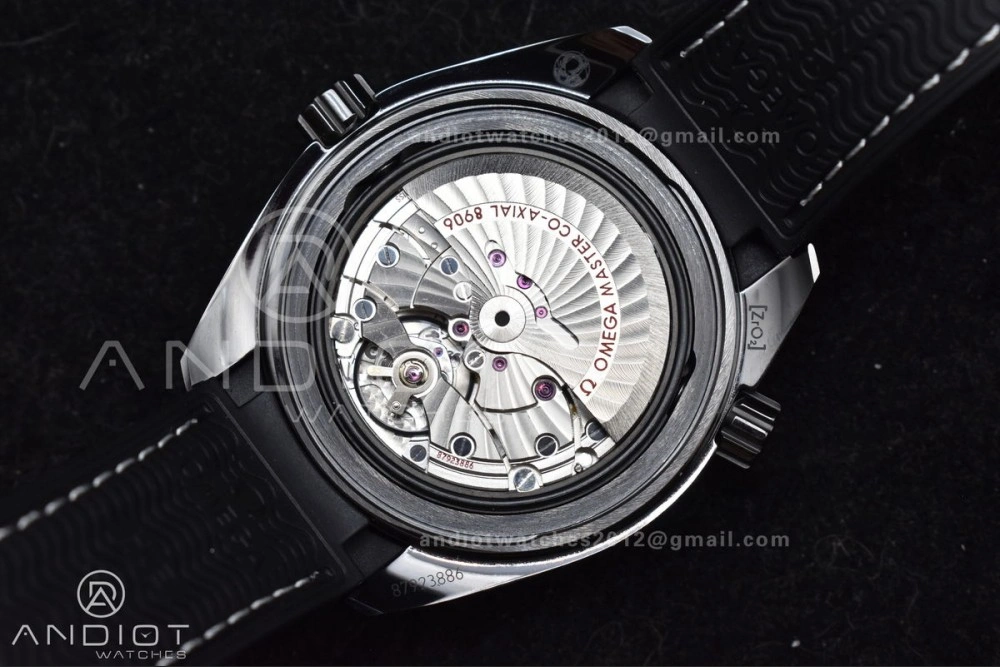 Planet Ocean 45.5mm Deep Black Real Ceramic VSF 1:1 Best Edition on Black Nylon Strap A8906 Super Clone Comfortable 48