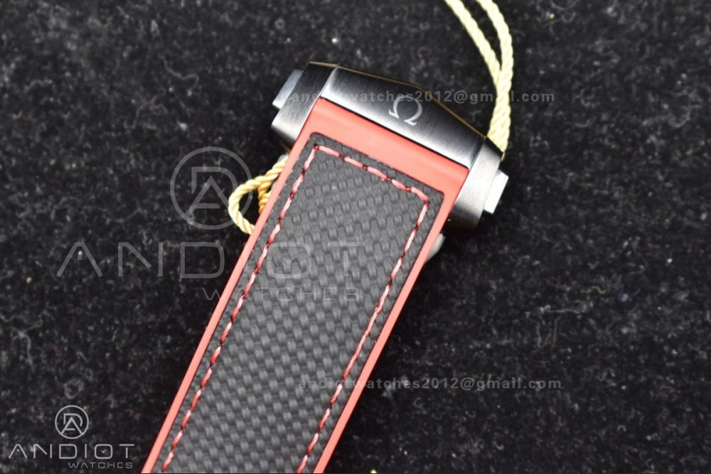 Planet Ocean 45.5mm Deep Black red Real Ceramic VSF 1:1 Best Edition on Black Nylon Strap A8906 Super Clone UrbanStyle 1016