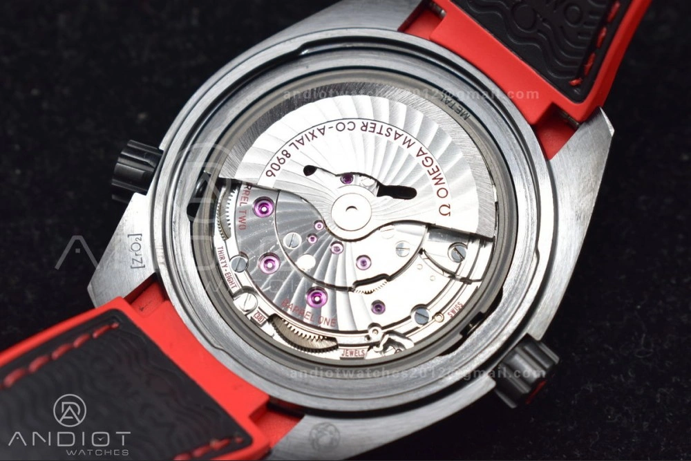 Planet Ocean 45.5mm Deep Black red Real Ceramic VSF 1:1 Best Edition on Black Nylon Strap A8906 Super Clone UrbanStyle 1016