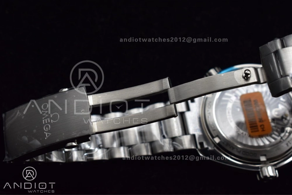 Stretchable Planet Ocean 600M Co-Axial GMT 43.5mm VSF 1:1 Best Edition Blue Dial Blue Ceramic Bezel on SS Bracelet A8605 Super Clone 1014