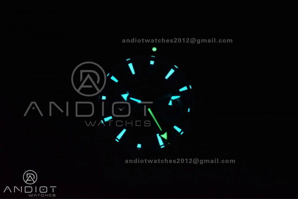 Planet Ocean Master Chrono Deep Black Ceramic M+SF 1:1 Best Edition Black Dial on Blue Rubber Strap A Durable 42