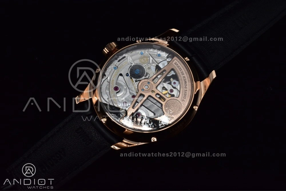 Portugieser Perpetual Calendar RG 5033 APSF 1:1 Best Edition White Dial on Black Leather Strap A52610 Clone HighPerformance 295